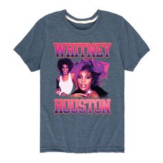 Винтажная футболка Whitney Houston для мальчиков 8–20 лет Licensed Character