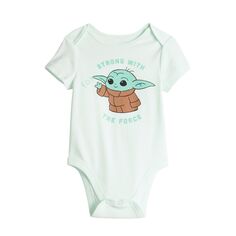 Боди с рисунком Disney Star Wars Baby Grogu AKA Baby Yoda от Jumping Beans JB STAR WARS