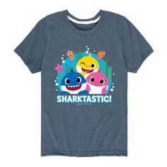 Футболка Sharktastic с рисунком для мальчиков 8–20 лет Baby Shark