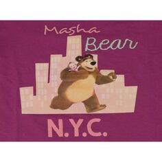 Футболка «Маша и Медведь» для путешествий по США Masha And The Bear