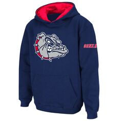 Темно-синий пуловер с капюшоном и большим логотипом Youth Stadium Athletic Gonzaga Bulldogs Unbranded
