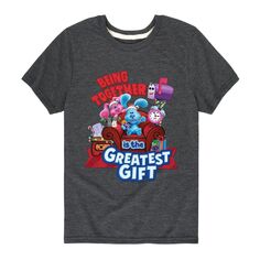 Подарочная футболка с рисунком «Blues Clues Together» для мальчиков 8–20 лет Nickelodeon