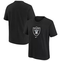 Черная футболка Nike с надписью Nike Las Vegas Raiders Team для дошкольников Nike