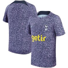 Молодежный топ предматчевой формы Nike Purple Tottenham Hotspur 2023/24 Nike