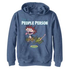 Флисовый пуловер с графическим рисунком для мальчиков 8–20 лет Nickelodeon The Wild Thornberrys Donnie Not A People Person Portrait Nickelodeon