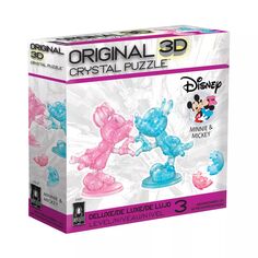 3D-хрустальный пазл «Университетские игры» — «Минни и Микки Маус» Disney, 68 деталей University Games