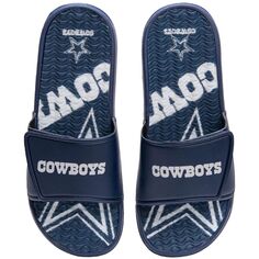 Молодежные сандалии с гелевыми шлепанцами FOCO Dallas Cowboys Unbranded