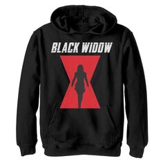Флисовый пуловер с рисунком и логотипом Marvel Black Widow для мальчиков 8–20 лет Marvel