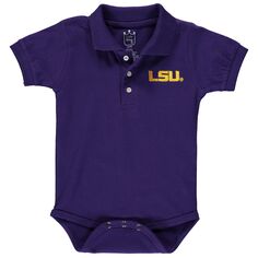 Фиолетовое боди-поло LSU Tigers для младенцев Unbranded