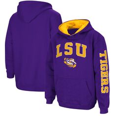 Пуловер с капюшоном Youth Colosseum Purple LSU Tigers 2-Hit Team Colosseum