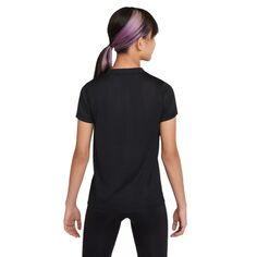 Тренировочная футболка Nike Dri-FIT Legend с V-образным вырезом для девочек 7–16 лет Nike