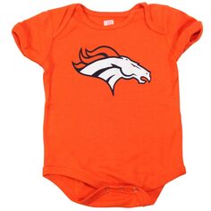 Оранжевое боди с логотипом команды Newborn Denver Broncos Outerstuff
