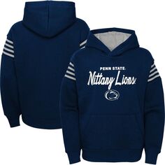 Молодежный пуловер с капюшоном темно-синего цвета Penn State Nittany Lions The Champ Is Here Outerstuff