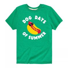 Летняя футболка с рисунком Dog Days Of Summer для мальчиков 8–20 лет Licensed Character