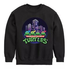 Флисовый свитшот TMNT City Scape Turtles для мальчиков 8–20 лет Licensed Character