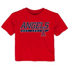 Красная футболка «Лос-Анджелес Энджелс берет на себя инициативу» Outerstuff