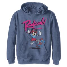 Пуловер с рисунком Микки Мауса Disney&apos;s для мальчиков 8–20 лет Radical Shredding, толстовка с капюшоном Disney