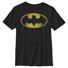 Классическая футболка с рисунком Бэтмена и логотипом DC Comics для мальчиков 8–20 лет DC Comics