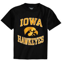 Черная футболка из джерси молодежной команды Iowa Hawkeyes Circling Team Champion