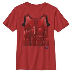 Красная футболка с рисунком на Хэллоуин для мальчиков 8–20 лет, костюм ситха «Звездные войны, Скайуокер. Восхождение» Star Wars