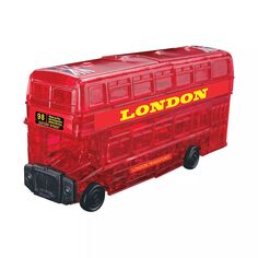 3D-головоломка «Лондонский автобус», состоящая из 53 кристаллов AREYOUGAMECOM