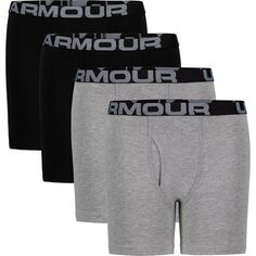 Комплект из 4 хлопковых боксеров Under Armour для мальчиков 8–20 лет Under Armour