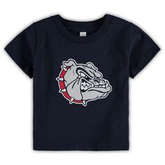 Темно-синяя футболка с большим логотипом Infant Gonzaga Bulldogs Unbranded