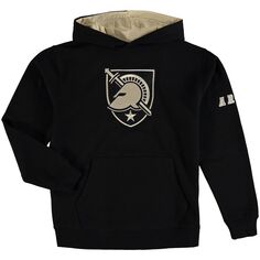 Молодежный пуловер с капюшоном и большим логотипом Black Army Black Knights Unbranded