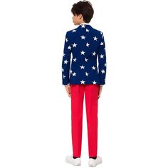 Костюм OppoSuits со звездами и полосками для мальчиков 10–16 лет Americana OppoSuits