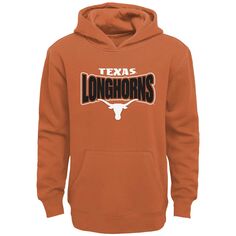 Пуловер с капюшоном Texas Orange Texas Longhorns для дошкольников Outerstuff