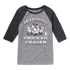 Футболка Case IH Chicken Chaser с рисунком реглан для мальчиков 8–20 лет Licensed Character