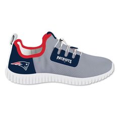 Молодежные низкие кроссовки New England Patriots с подсветкой Unbranded
