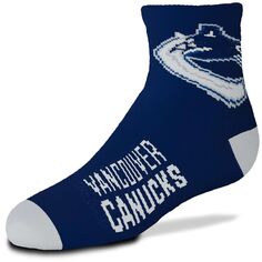 Комплект из двух носков длиной в четверть команды Youth For Bare Feet Vancouver Canucks Unbranded