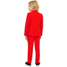 Однотонный костюм OppoSuits Red Devil для мальчиков 2–8 лет OppoSuits