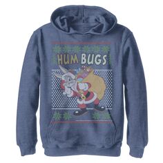 Свитер с флисовой толстовкой с рисунком Looney Tunes Hum Bugs для мальчиков 8–20 лет Licensed Character