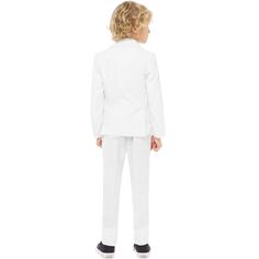 Однотонный костюм OppoSuits White Knight для мальчиков 2–8 лет OppoSuits