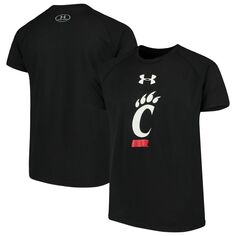 Черная футболка с логотипом Youth Under Armour Cincinnati Bearcats 2.0 Tech Under Armour