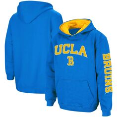 Синий пуловер с капюшоном Youth Colosseum UCLA Bruins 2-Hit Team Colosseum