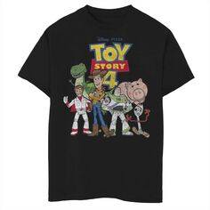 Новая футболка с логотипом фильма «История игрушек 4» для мальчиков 8–20 лет от Disney/Pixar для мальчиков 8–20 лет Disney / Pixar, черный
