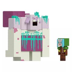 Mattel Minecraft Toys Legends Devourer, фигурка Рейнджера и набор из 2 аксессуаров Mattel