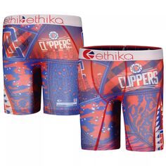 Молодежные летние боксеры Ethika Royal LA Clippers Unbranded