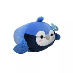 Складная плюшевая игрушка Squishmallows 12 дюймов Babs Blue Jay Squishmallows