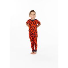 Супермягкий облегающий пижамный комплект Sleep On It для мальчиков с молнией из двух предметов Sleep on it