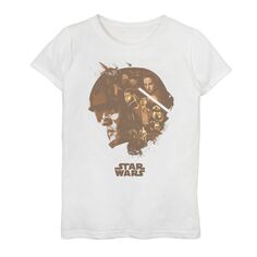 Футболка с наполнителем головы По Дэмерона для девочек 7–16 лет «Звездные войны: Пробуждение силы» Star Wars