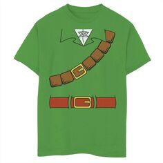 Костюм Nintendo Zelda Basic Link для мальчиков 8–20 лет, туника с поясом, футболка с рисунком Licensed Character