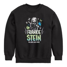 Флисовый свитшот Frankie Stein для мальчиков 8–20 лет Monster High Licensed Character, черный