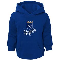 Пуловер с капюшоном и логотипом команды Toddler Royal Kansas City Royals Primary Outerstuff