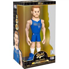 Виниловая фигурка Funko Luka Doncic Dallas Mavericks ЗОЛОТАЯ премиум-класса Mystery Box Funko