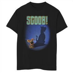 Футболка Scoob An Shadow Scoob An Shadow для мальчиков 8–20 лет с графическим рисунком и плакатом Licensed Character, черный