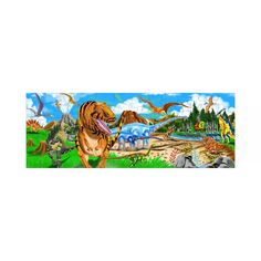 Мелисса и Дуг: Напольная головоломка «Земля динозавров» Melissa &amp; Doug